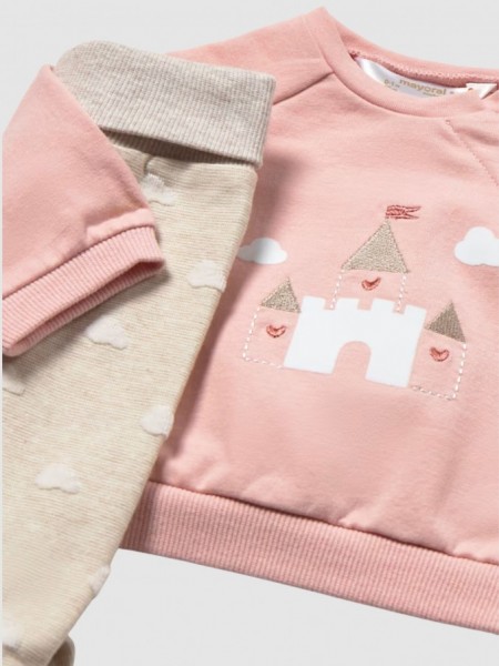Conjunto Bebe Ni�a Rosa Claro Mayoral