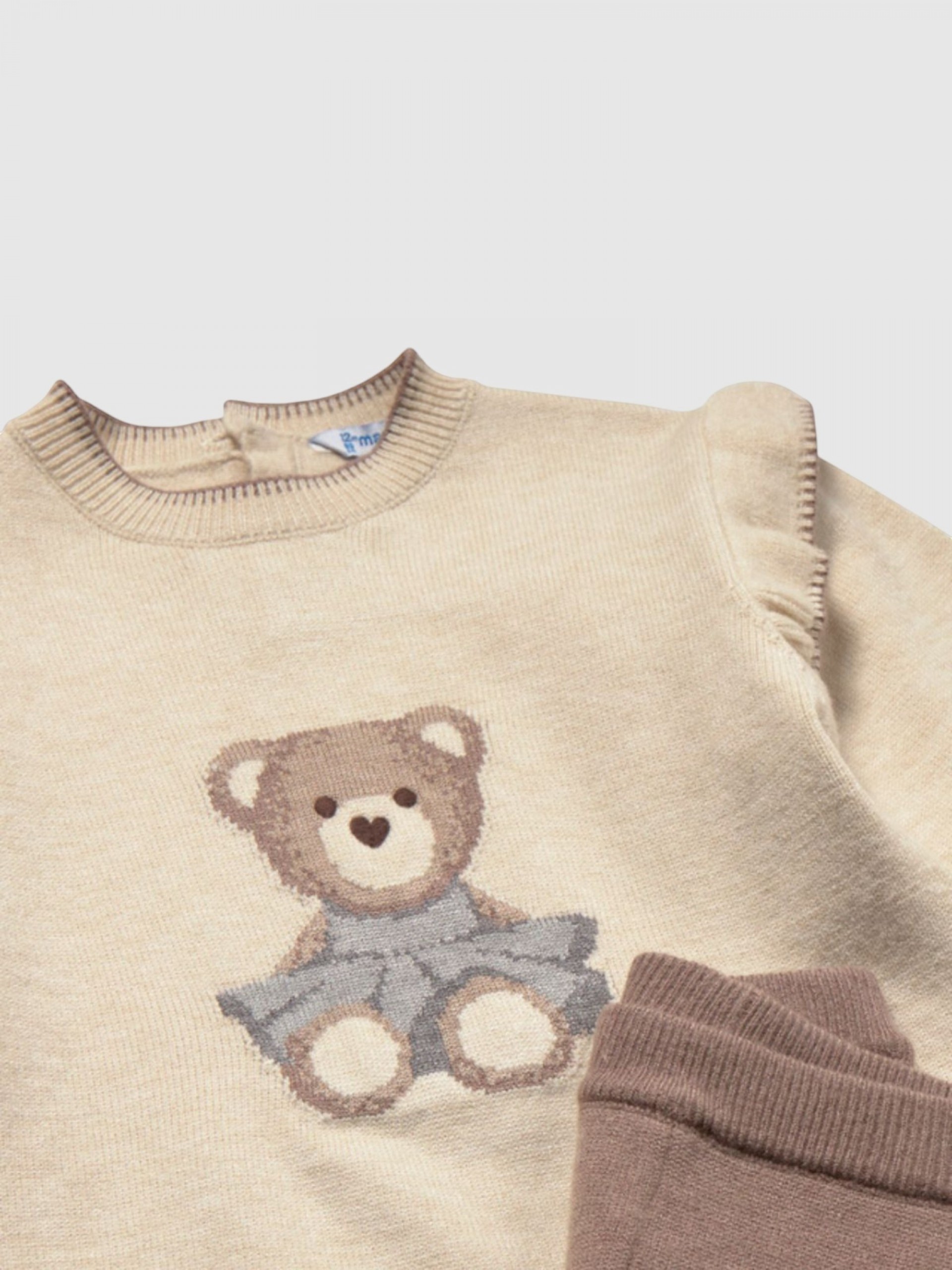 Conjunto Bebe Niña Crema Mayoral