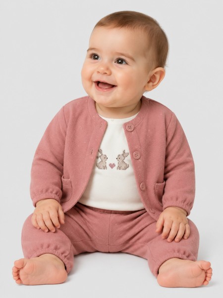 Set Baby Girl Light Pink Mayoral