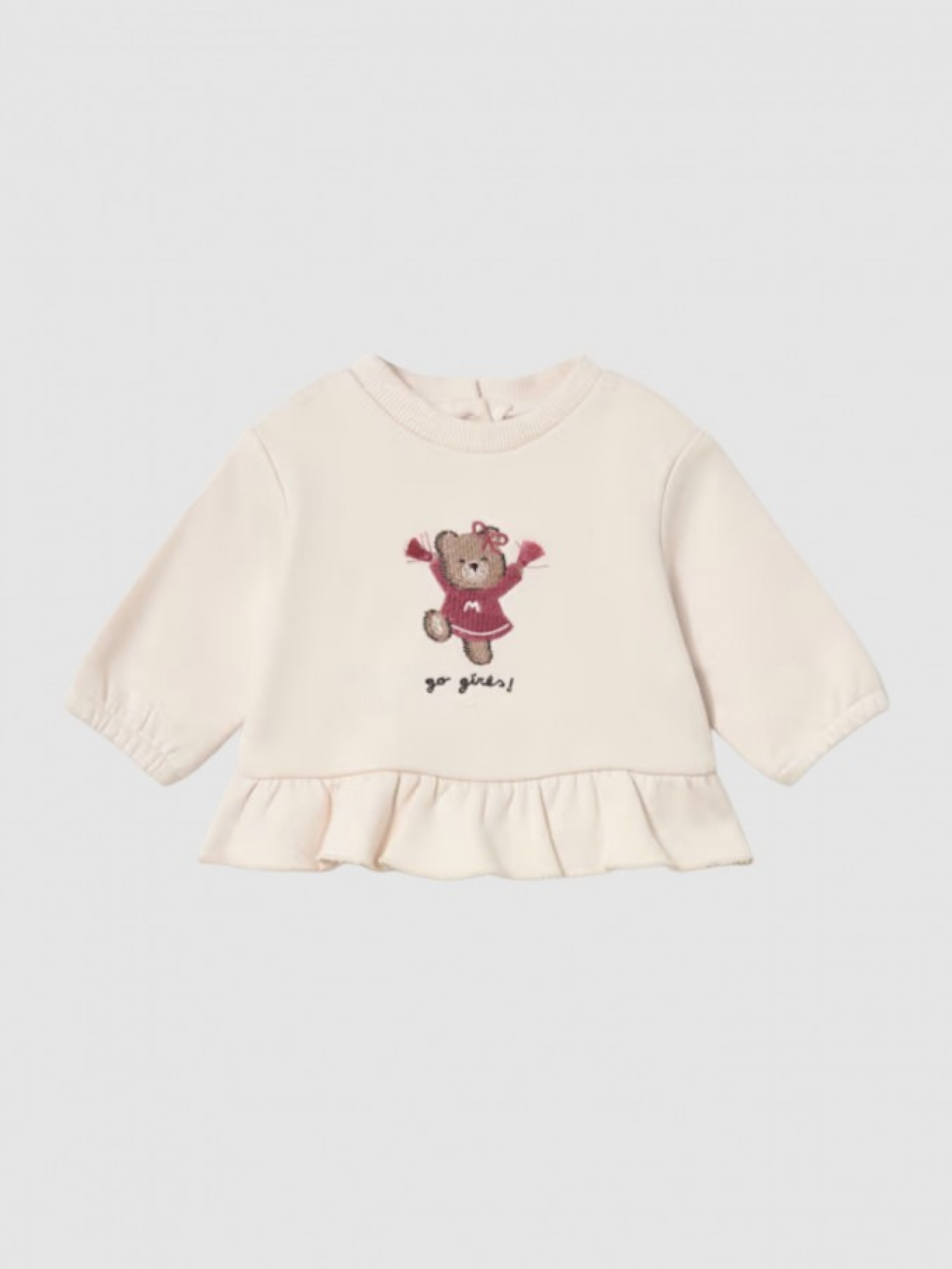 Conjunto Bebe Niña Crema Mayoral