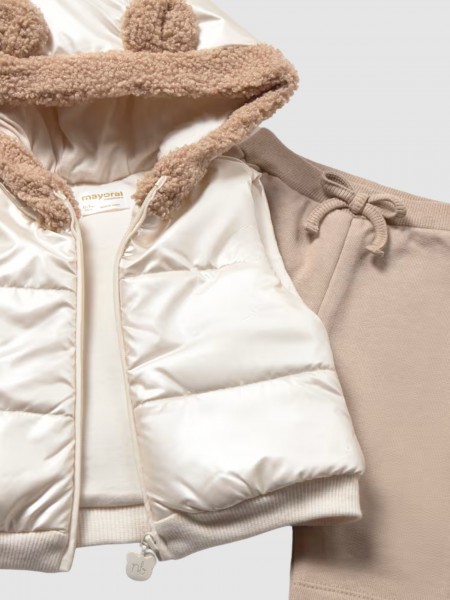 Conjunto Bebe Ni�a Crema Mayoral