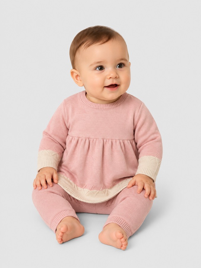 Set Baby Girl Light Pink Mayoral