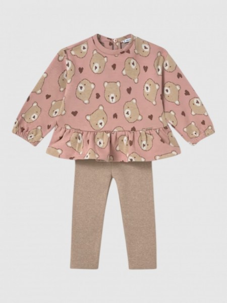 Conjunto Bebe Ni�a Rosa Mayoral