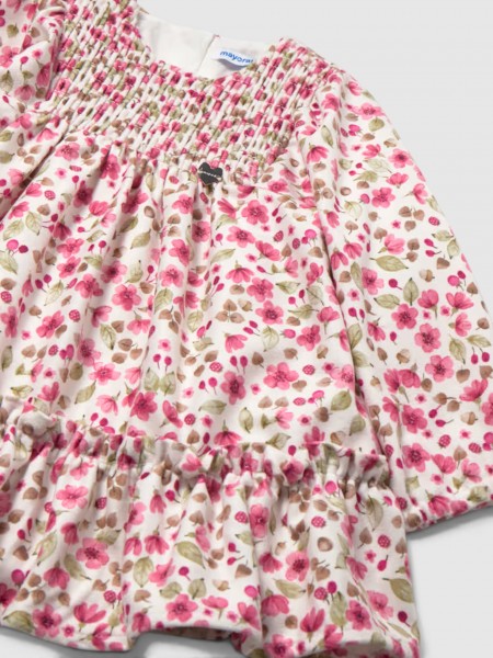 Dress Baby Girl Rose Mayoral Dress Baby Girl Rose Mayoral