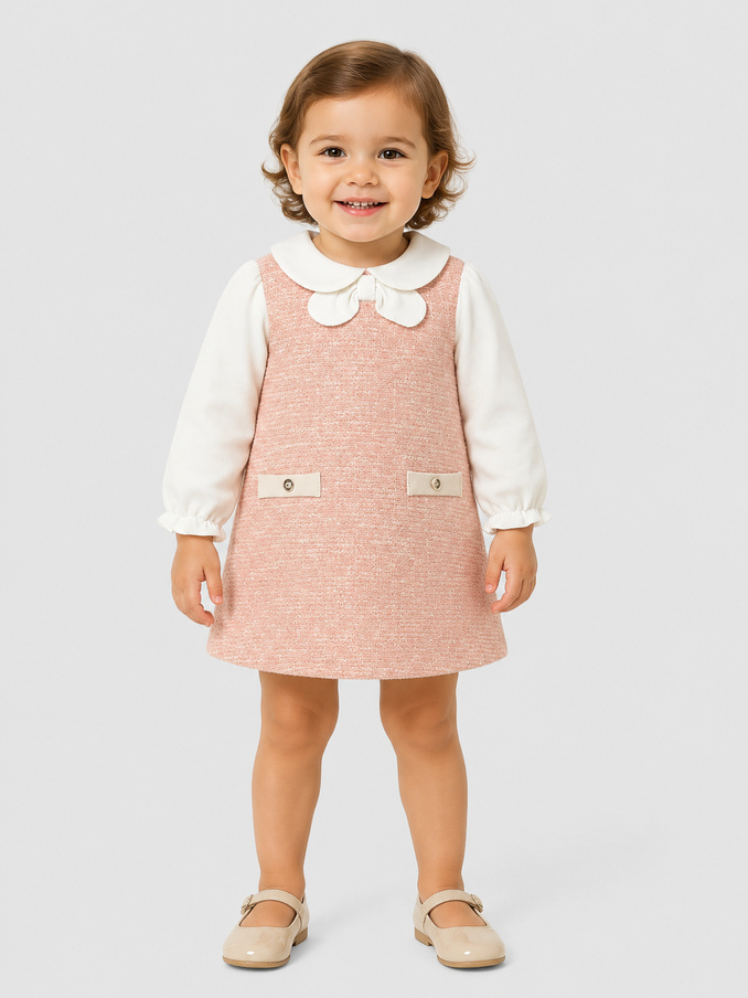 Vestido Bebe Niña Rosa Mayoral