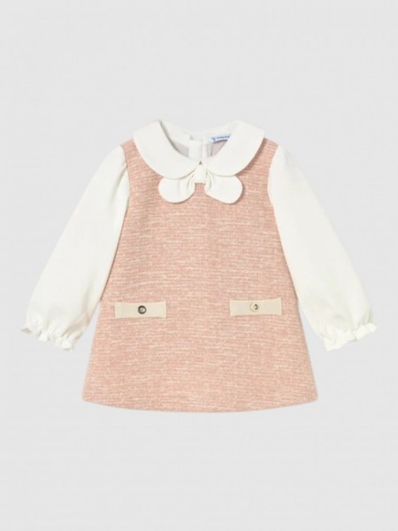Dress Baby Girl Rose Mayoral Dress Baby Girl Rose Mayoral