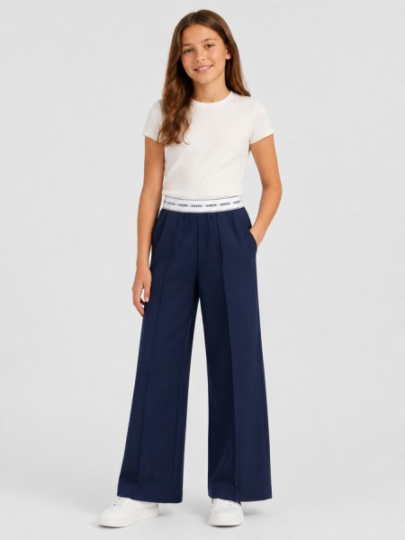 Cal�as Guess Menina Punto Milano Wide Leg Pants