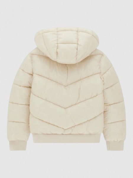 Jacket Girl Beige Guess Jacket Girl Beige Guess