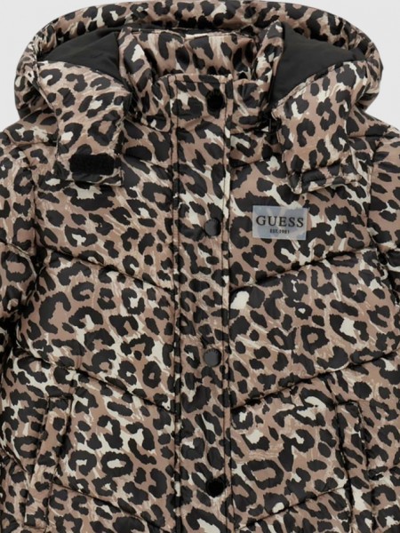 Casaco Guess Menina Polyester Hooded Ls Puffer Jac