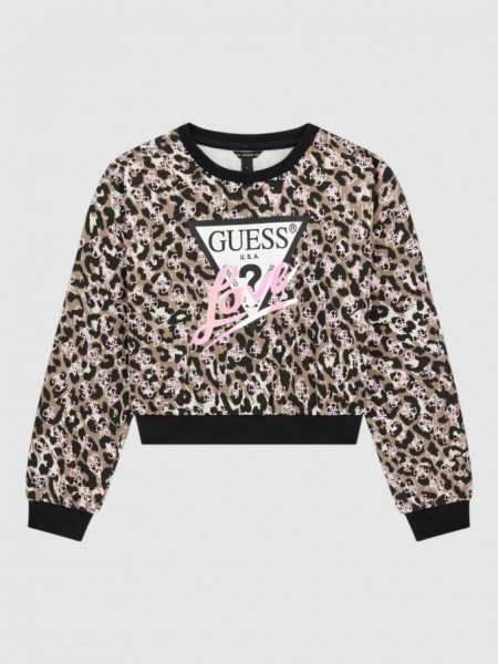 Sweatshirt Guess Menina Midi Oversize Ls Active Top
