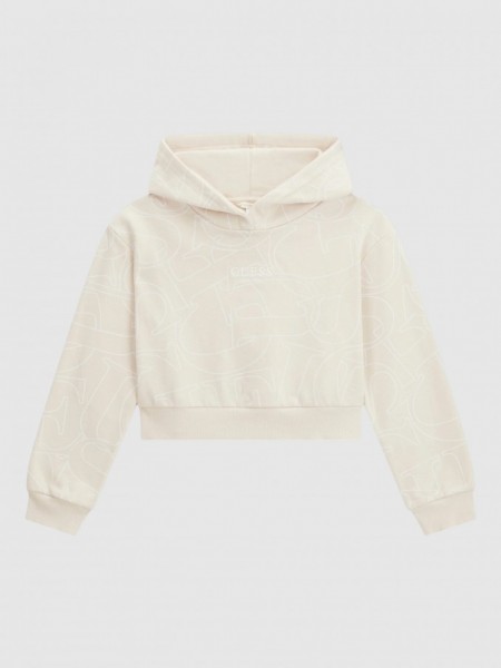Sweatshirt Guess Menina Hooded Ls Active Top