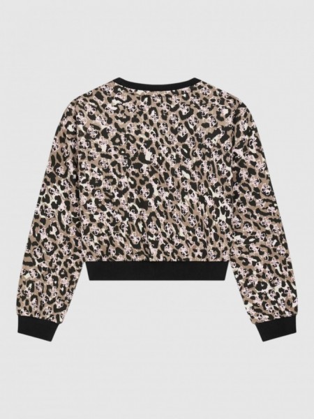 Sweatshirt Guess Menina Midi Oversize Ls Active Top