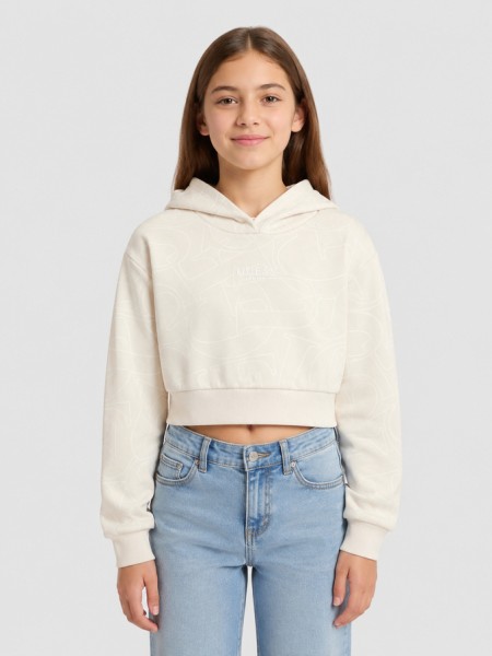 Sweatshirt Guess Menina Hooded Ls Active Top