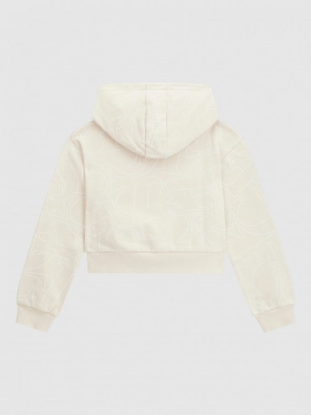 Sweatshirt Guess Menina Hooded Ls Active Top