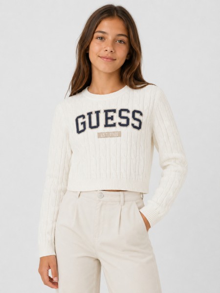 Camisola Guess Menina Crop Ls Sweater