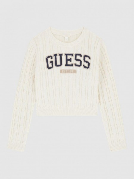 Camisola Guess Menina Crop Ls Sweater