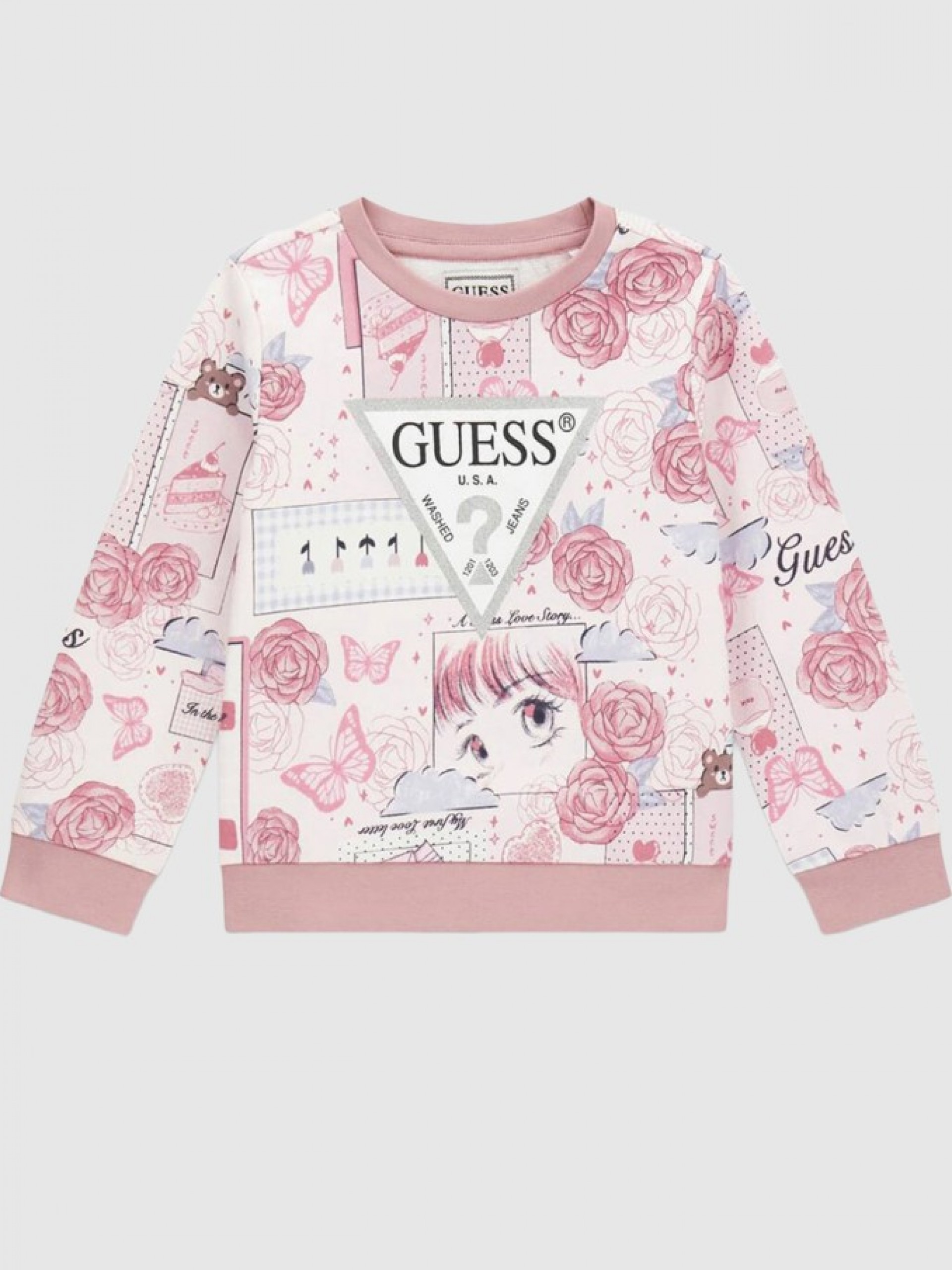 Sweatshirt Guess Menina Ls Active Top