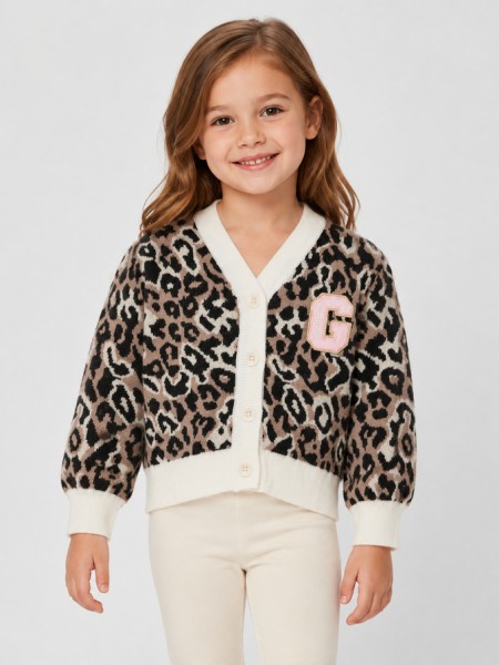 Casaco Guess Menina Ls Leo Cardigan