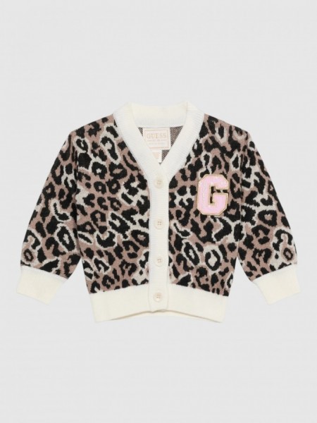 Casaco Guess Menina Ls Leo Cardigan