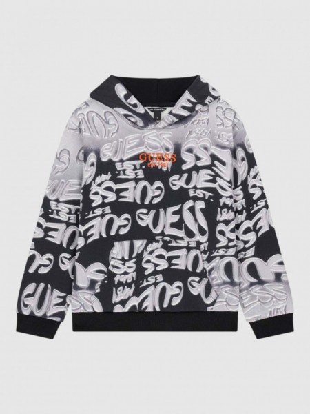 Sweatshirt Guess Menino Hooded Ls Active Top