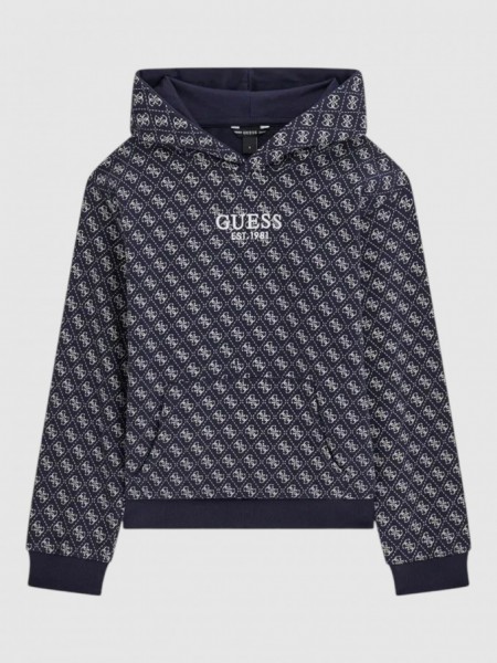Sweatshirt Guess Menino Hooded Ls Active Top