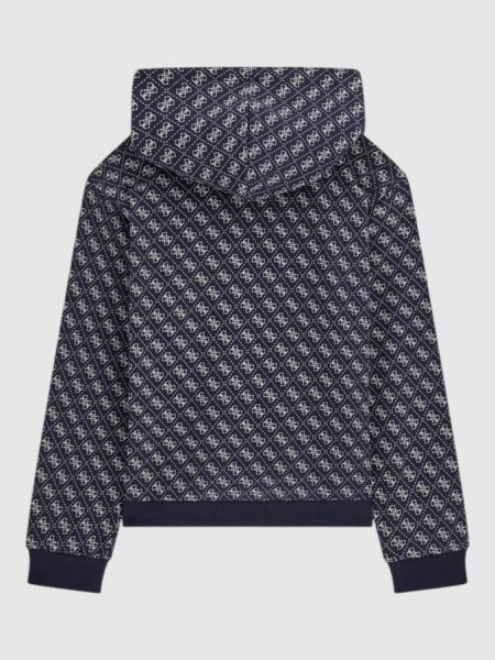 Sweatshirt Guess Menino Hooded Ls Active Top