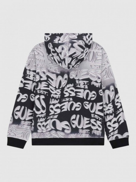 Sweatshirt Guess Menino Hooded Ls Active Top