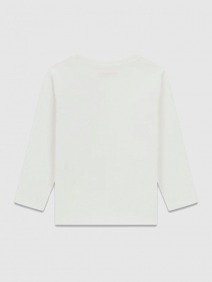 Camiseta Niña Blanco Guess