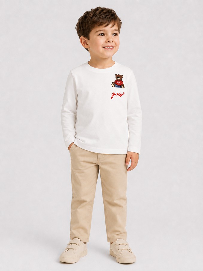 T-Shirt Girl White Guess