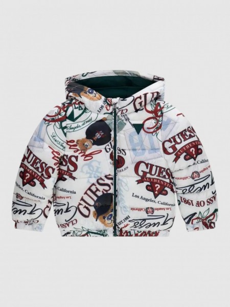 Casaco Guess Menino Polyester Hooded Ls Puffer Jac