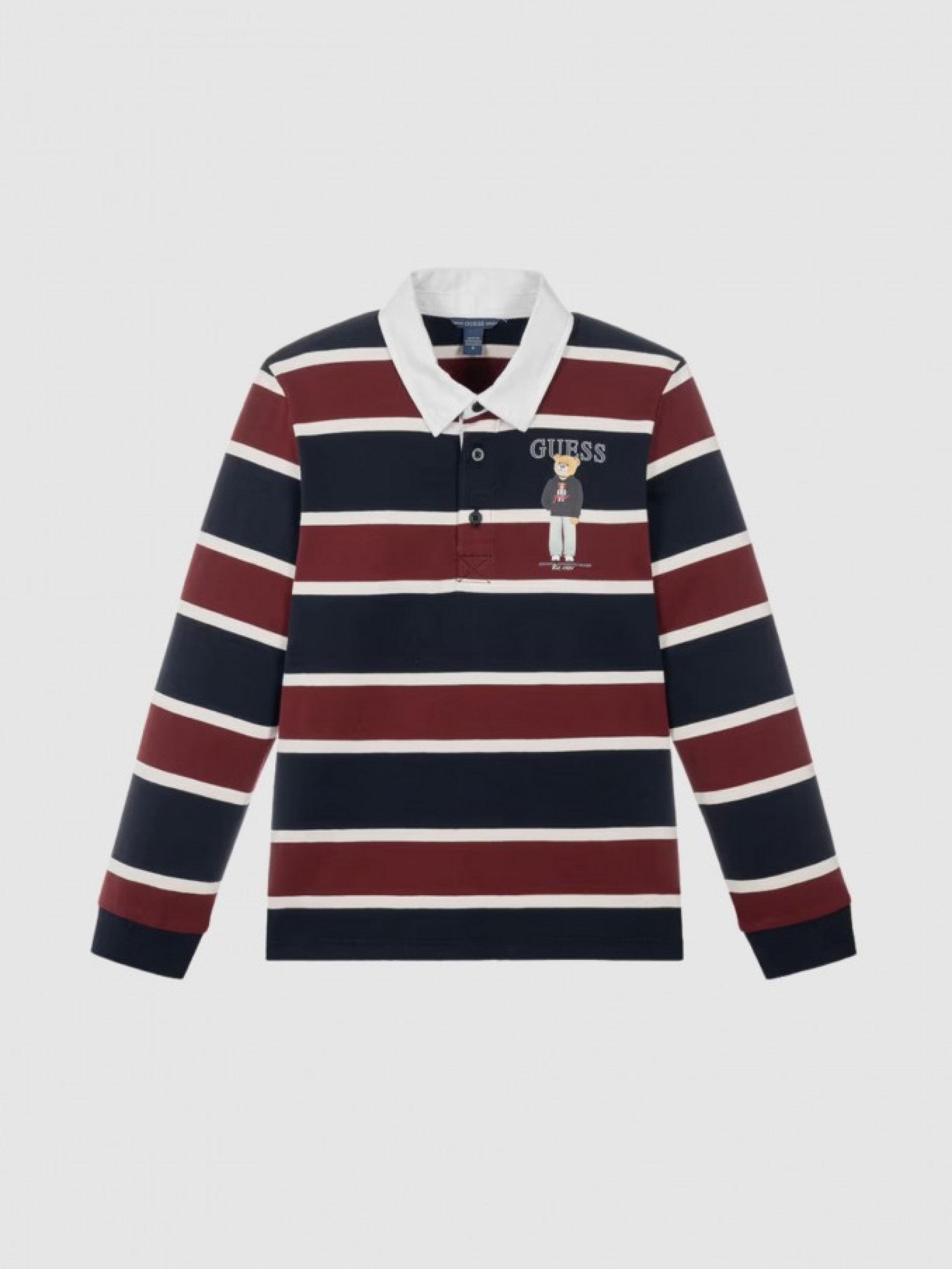 Polo Guess Menino Heavy Jersey Ls Polo