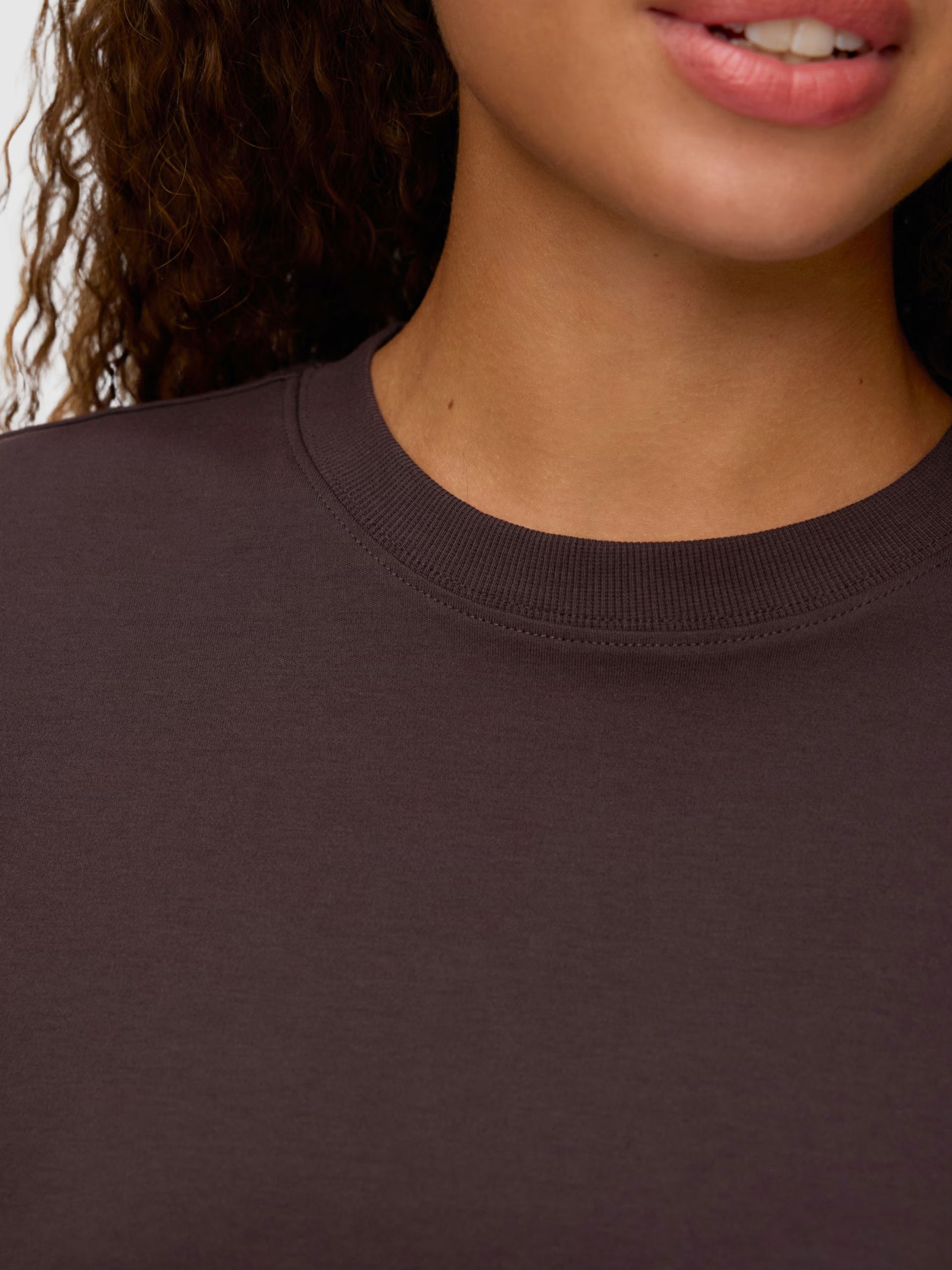 Camiseta Mujer Castaño Oscuro Vero Moda