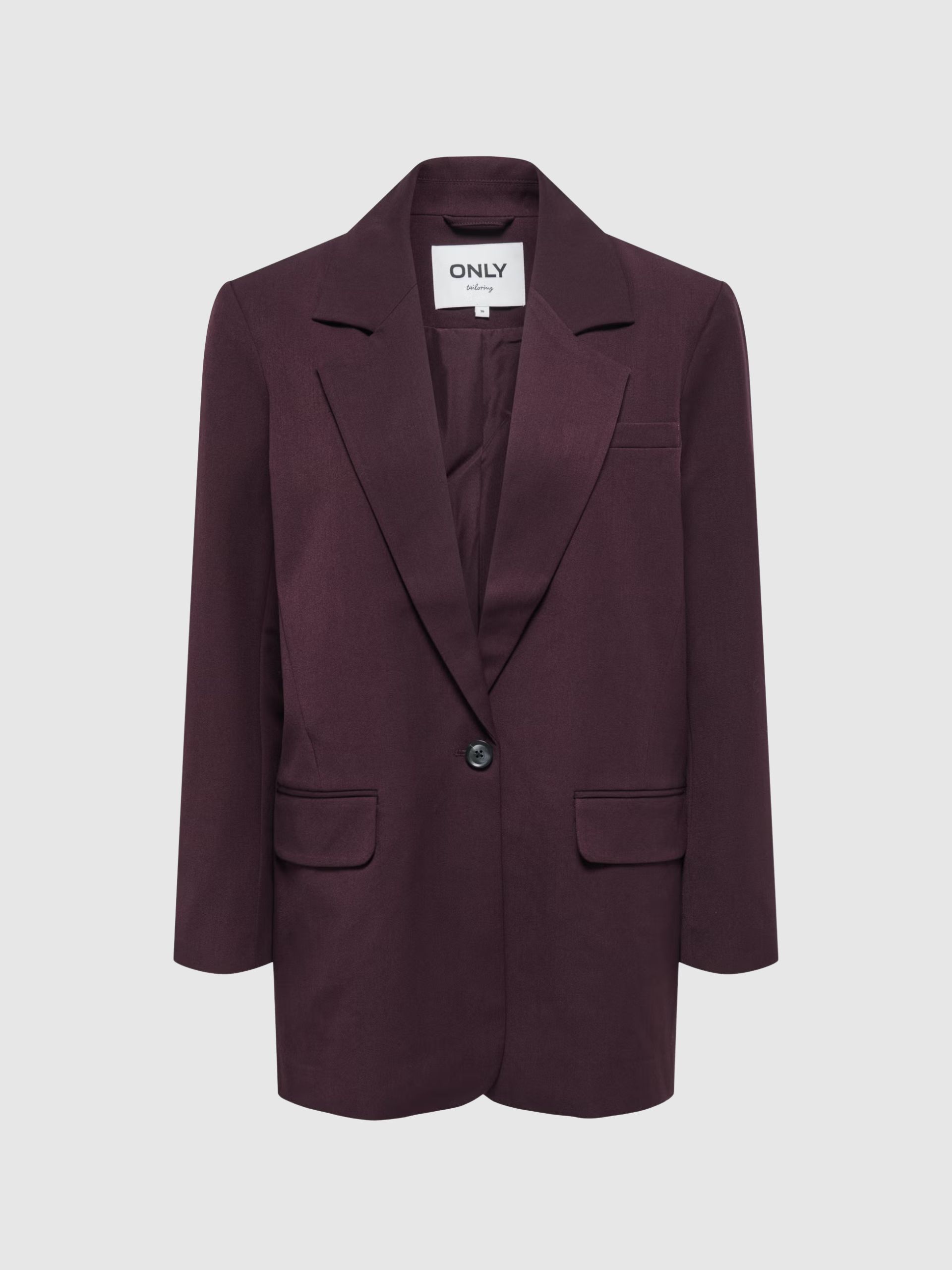 Blazer Mujer Burdeos Only