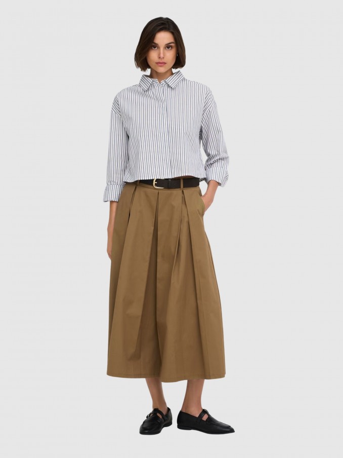 Skirt Woman Camel Only