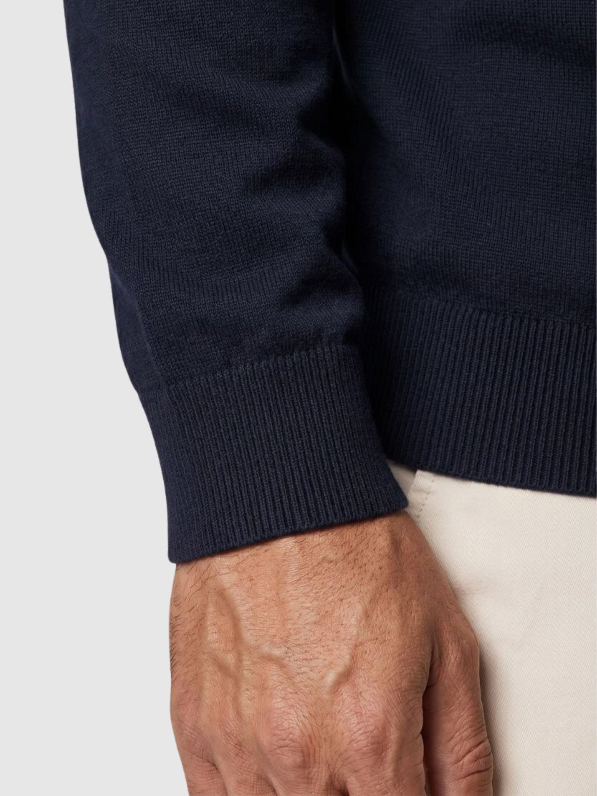 Sueter Hombre Azul Marino Boss