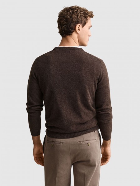 Camisola Gant Homem Superfine Lambswool C-Neck