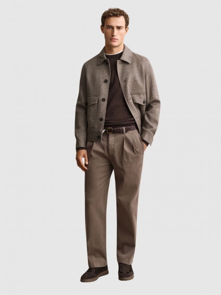 Camisola Gant Homem Superfine Lambswool C-Neck