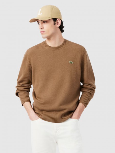 Camisola Lacoste Homem Crewnecks Sweaters Male Adult Sweater