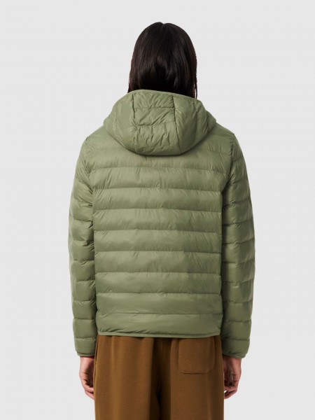 Kispo Lacoste Homem Puffer Jackets Male Adult Woven