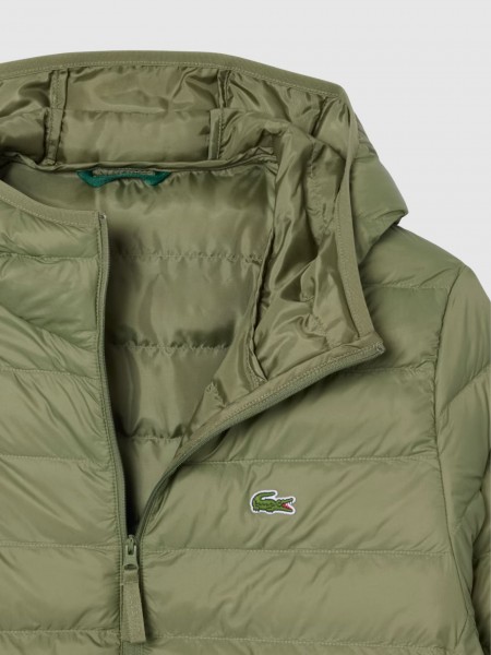 Kispo Lacoste Homem Puffer Jackets Male Adult Woven