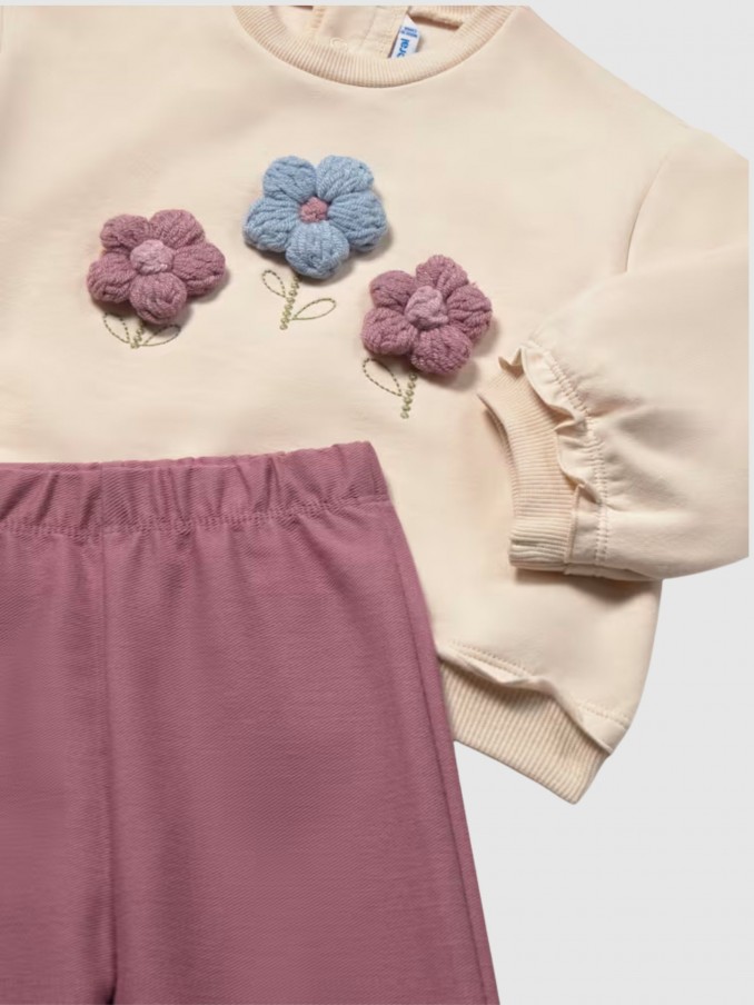 Conjunto Bebe Niña Lila Mayoral