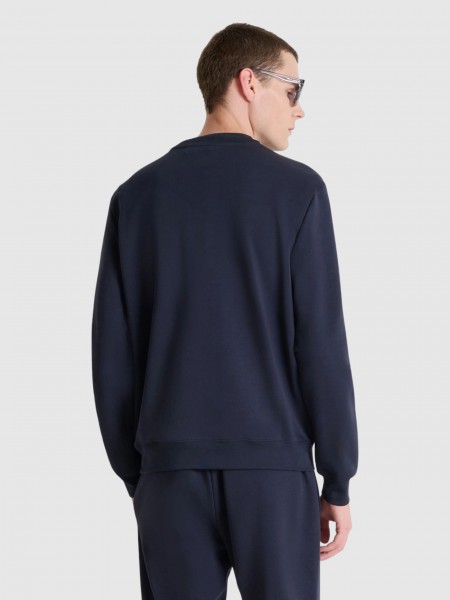 Sweatshirt Hombre Azul Marino Antony Morato