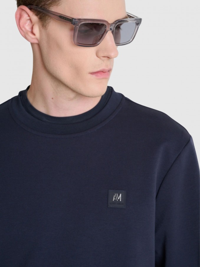 Sweatshirt Hombre Azul Marino Antony Morato