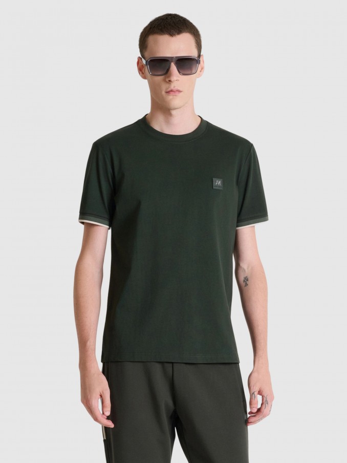 T-Shirt Man Green Antony Morato