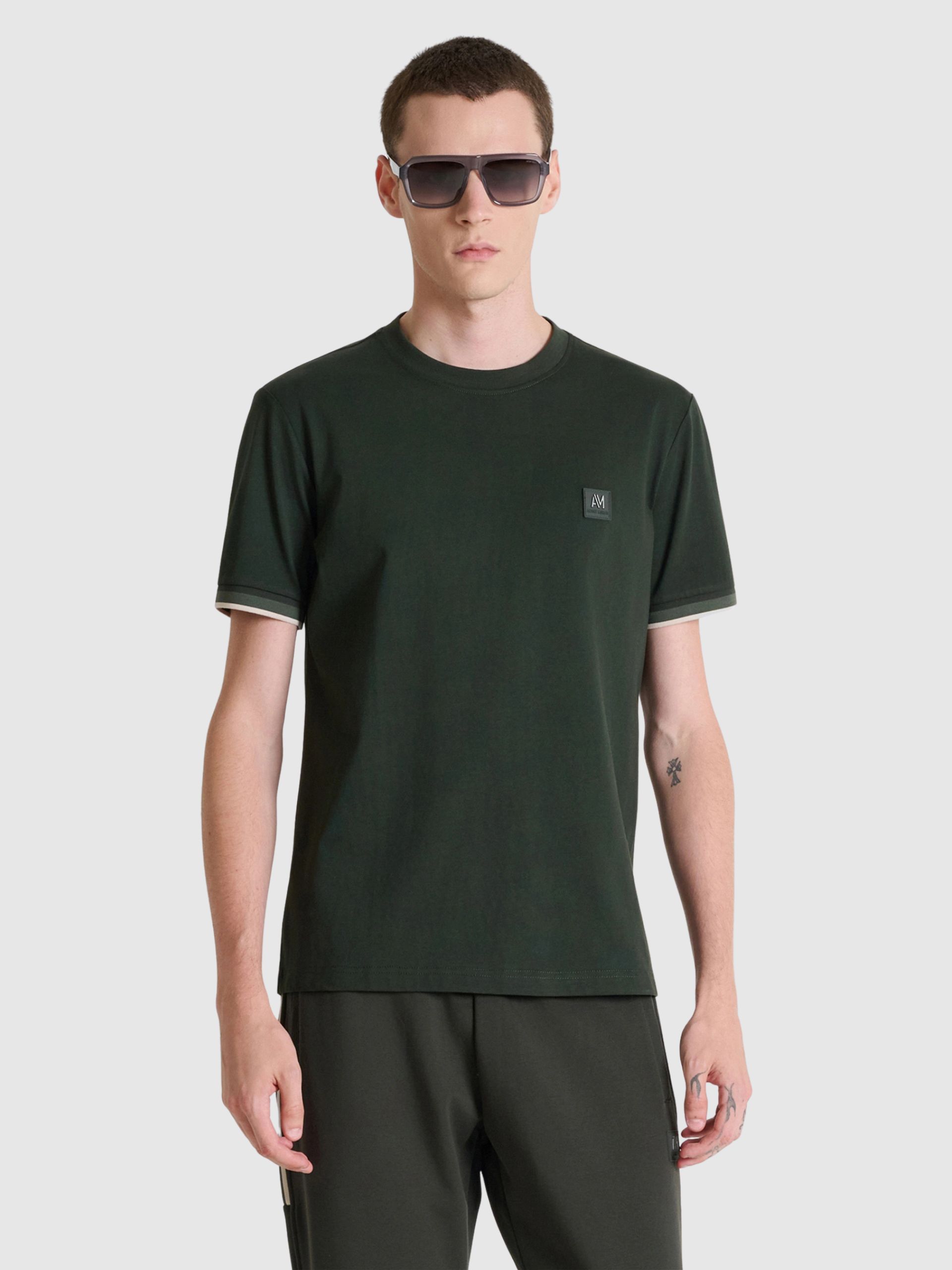 Camiseta Hombre Verde Antony Morato