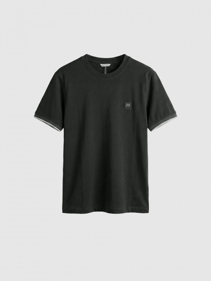 Camiseta Hombre Verde Antony Morato