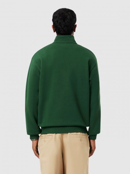 Sweatshirt Lacoste Homem Half-Zip Sweatshirts Male Adult Knit Sweatshirt Lacoste Homem Half-Zip Sweatshirts Male Adult Knit