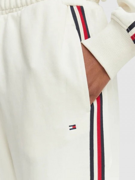 Cal�as Tommy Hilfiger Mulher Wide Leg Jogger