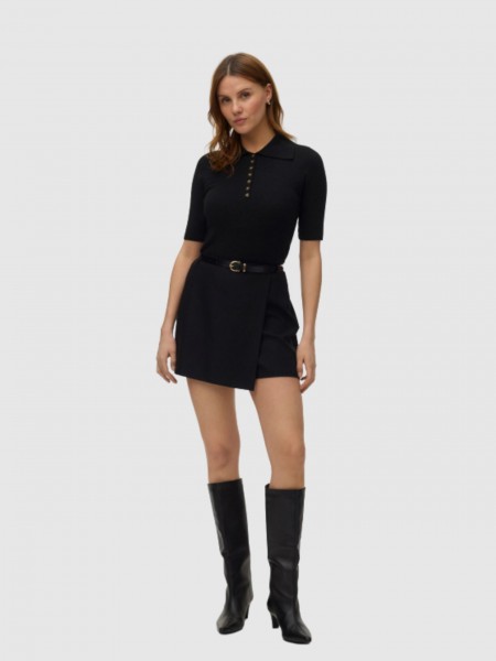 Saia-Cal��o Vero Moda Mulher Vmmallory Mw Short Skort Wvn Btq Sp