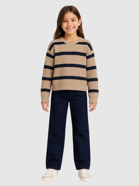 Camisola Name It Menina Nkfvnilla Ls Sh Knit